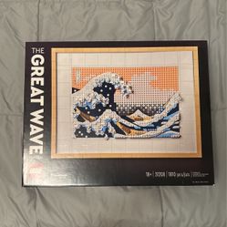 LEGO The Great Wave (Hokusai) 