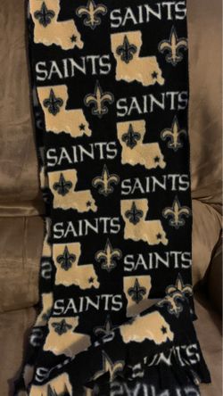 Saints fleece scarf