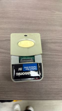 Garage Door Remote Transmitter with DIP Switches
