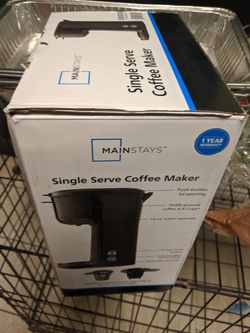 Single serve coffee maker