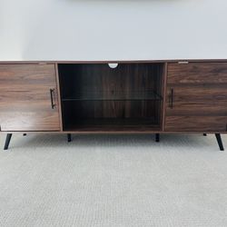 Mid Century Tv Stand With Doors