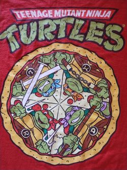 Nickelodeon Teenage Mutant Ninja Turtles T Shirt Red Men’s XL