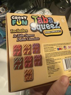 Rare Dubai Chocolate Gold Taba Squishy 