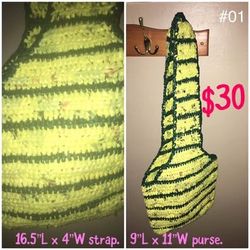 Hand crocheted purse #1