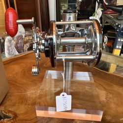 Penn Peerless No. 9 Vintage Reel with Display Stand