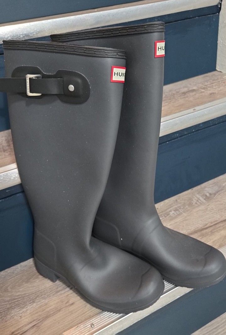 Hunter Black Rain Boots