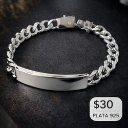 Jewelry plata, 9 25 esclava jollería.