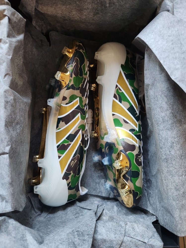 Adidas x Bape Predator Soccer Cleats size 11.5