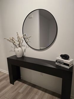 Black Entryway table