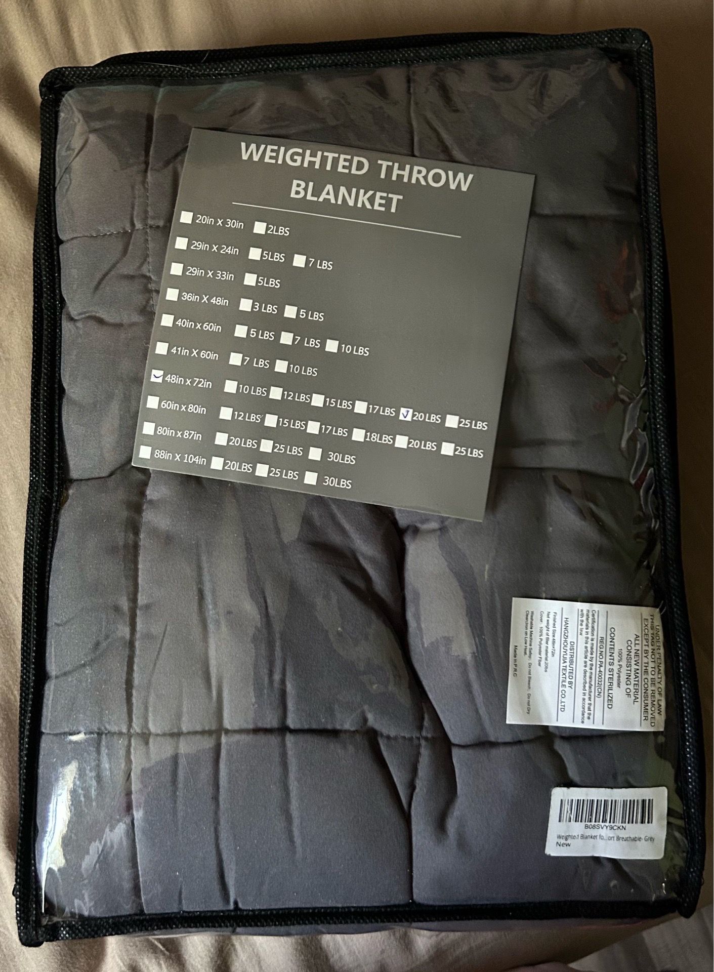 20lb Weighted Blanket