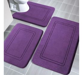 New!✨ 3 pc memory foam bathroom set
