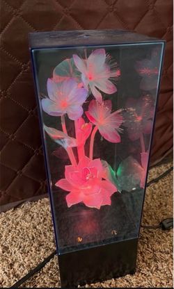 Fiber optic flower