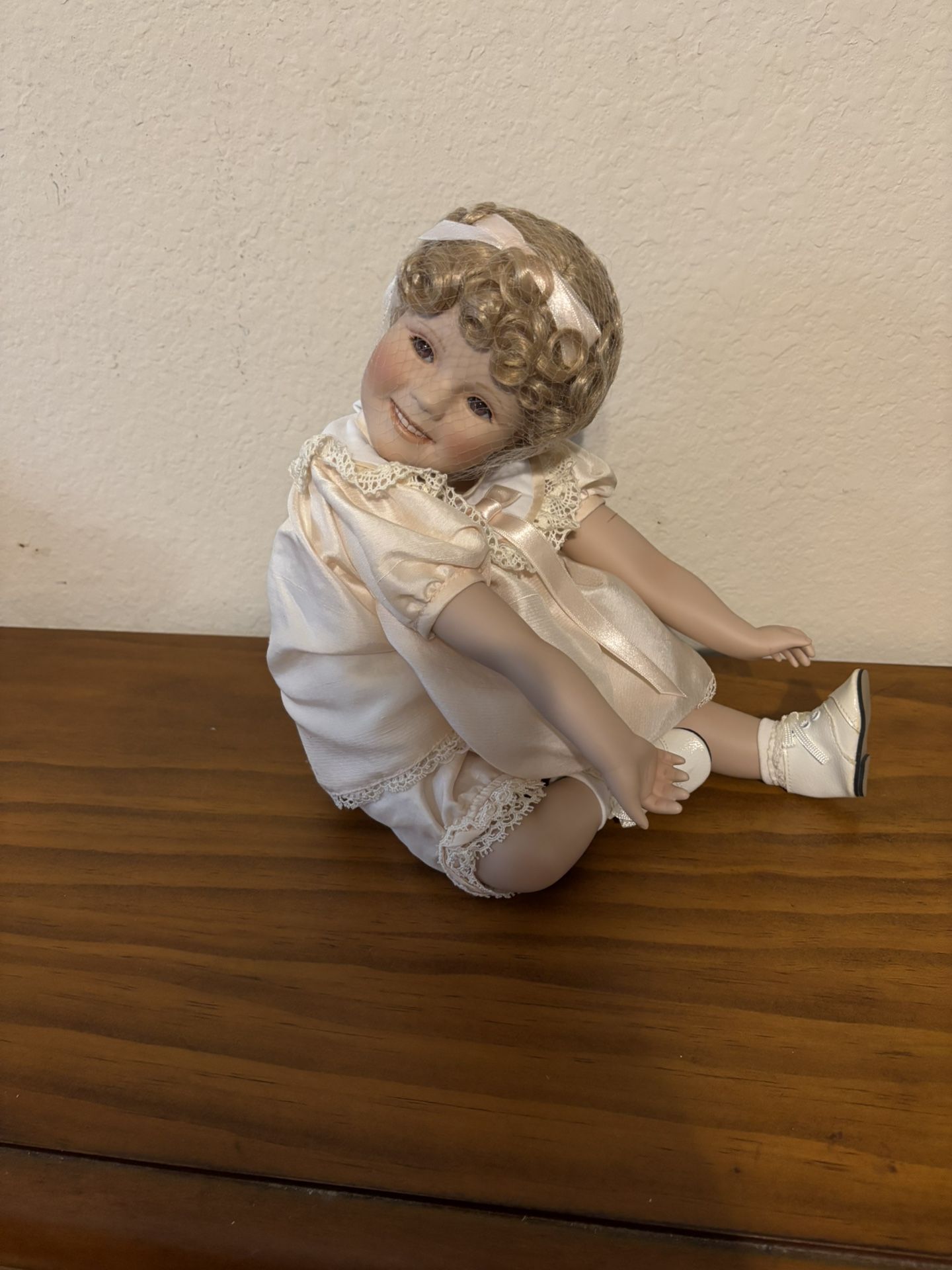 Porcelain Shirley Temple Doll