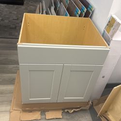 Brand New 30” Gray Vanity No Top