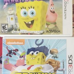 Complete 2 3DS Spongebob Game Bundle