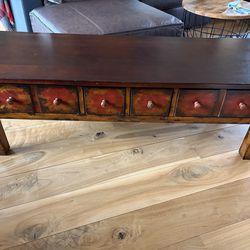 Pottery Barn Andover Coffee Table – Solid Wood