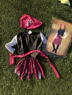 Halloween costume — girl pirate — size 2t 3t 4t