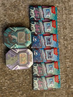 Sealed Pokemon knockout and triple tins