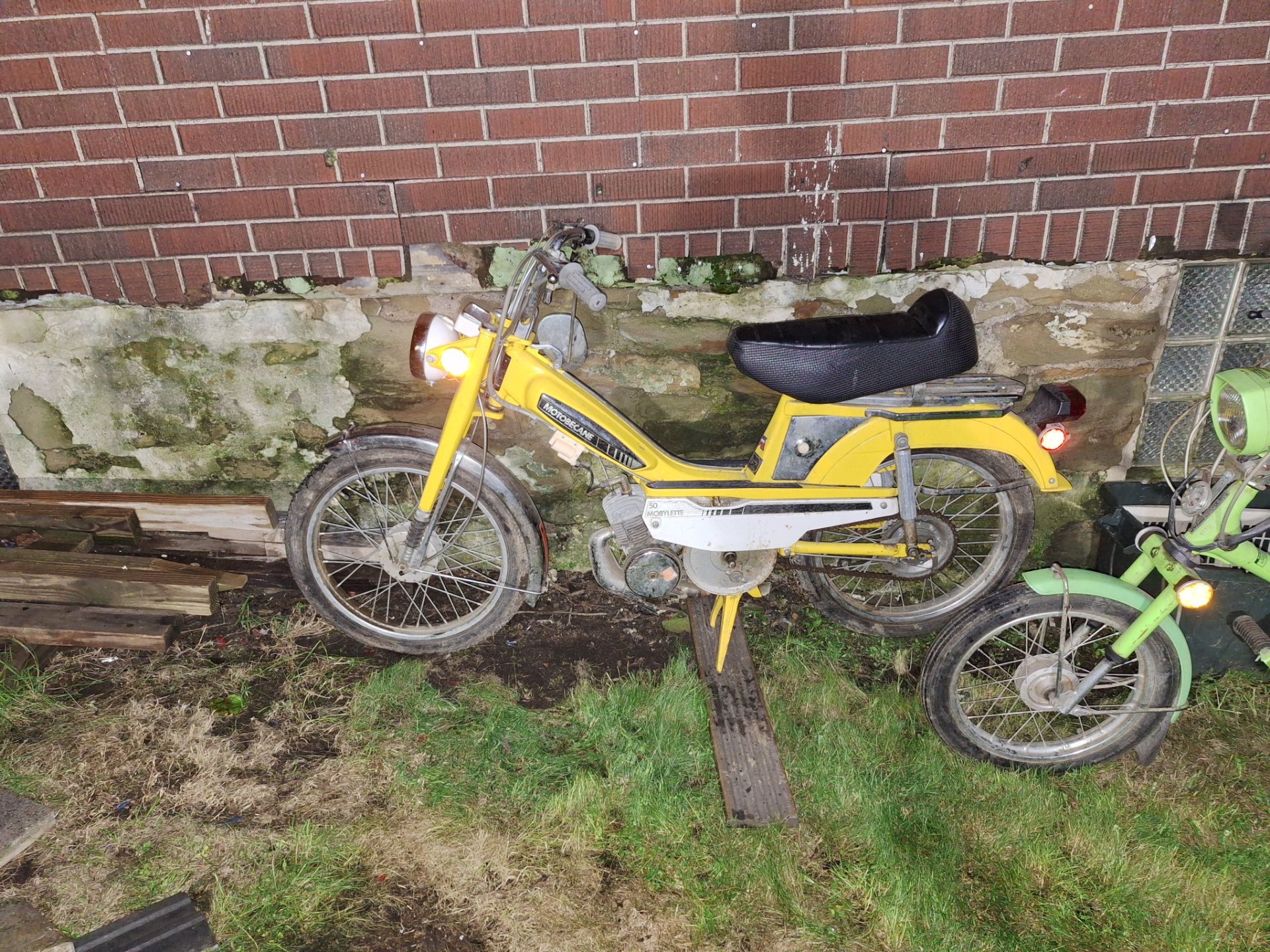 1968 used French moped. Has 62 miles on it. All original. Missing 2 pedals. Needs no battery. Runs on alternator. In good shape but have not had it ru