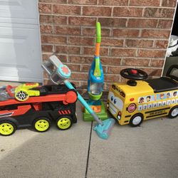 Multiple Toys - Cars, Toy Vacuums 