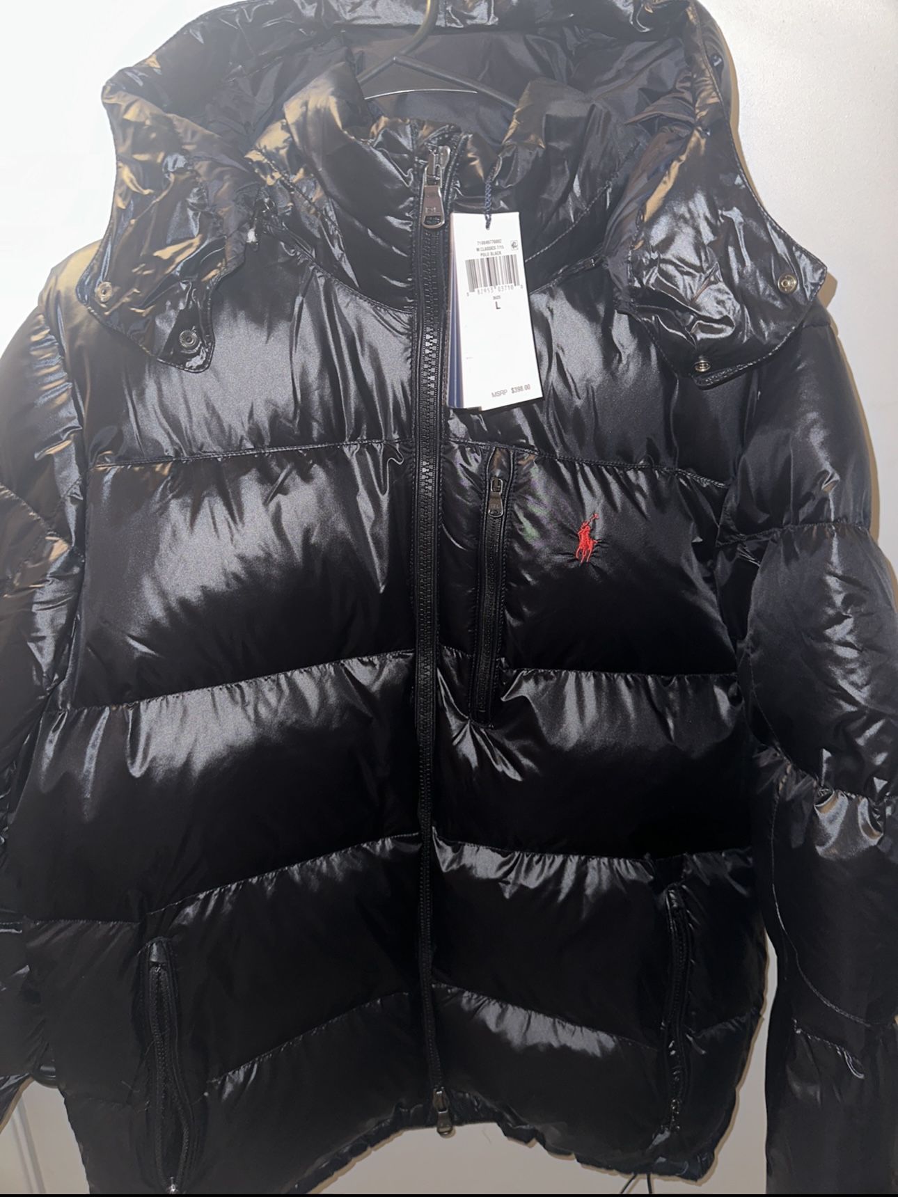 The Gorham Glossed Down Jacket Size L Black