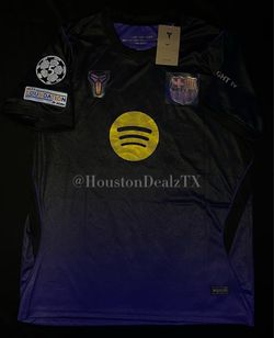 BARCELONA BLACK AND PURPLE CHAMPIONS LEAGUE 26/27 JERSEYS (BRAND NEW) LOCATED IN HOUSTON TX!!📍