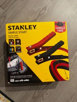 Stanley jumpers wires 4 Gauges, 20 feet long