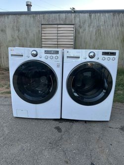 LG washer and gas dryer