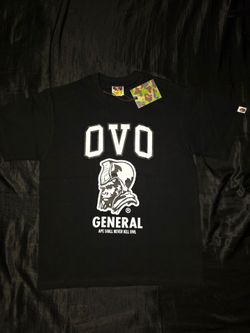 BAPE x OVO General T-Shirt, Black, Size S & M