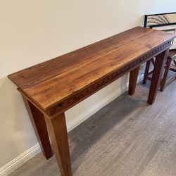 Solid Wood Entrance Table( Heavy!)