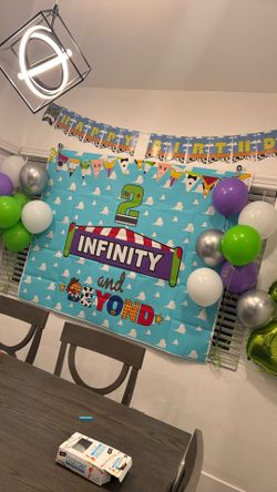 Toy Story banner & Back Drop