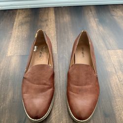 Indigo Rd. Brown Cognac Loafer Flats Size 8