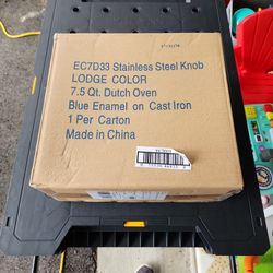 Lodge 7.5qt Dutch Oven Blue *New*