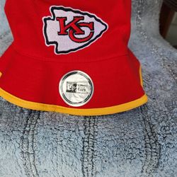 New Era Kansas City Chiefs  Red Bucket Hat