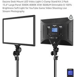 Desk Mount LED Video light 