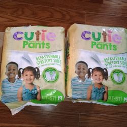 Pampers Taya 4t-5t 38 + Ibs/17+ Kg. 