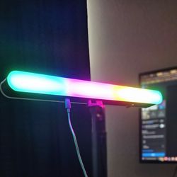 Logitech G Litra Beam LX Dual-Sided RGB Key Light, Like New (Retail $160)