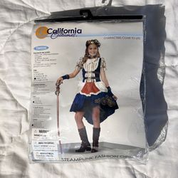 Steampunk tween girl’s costume 