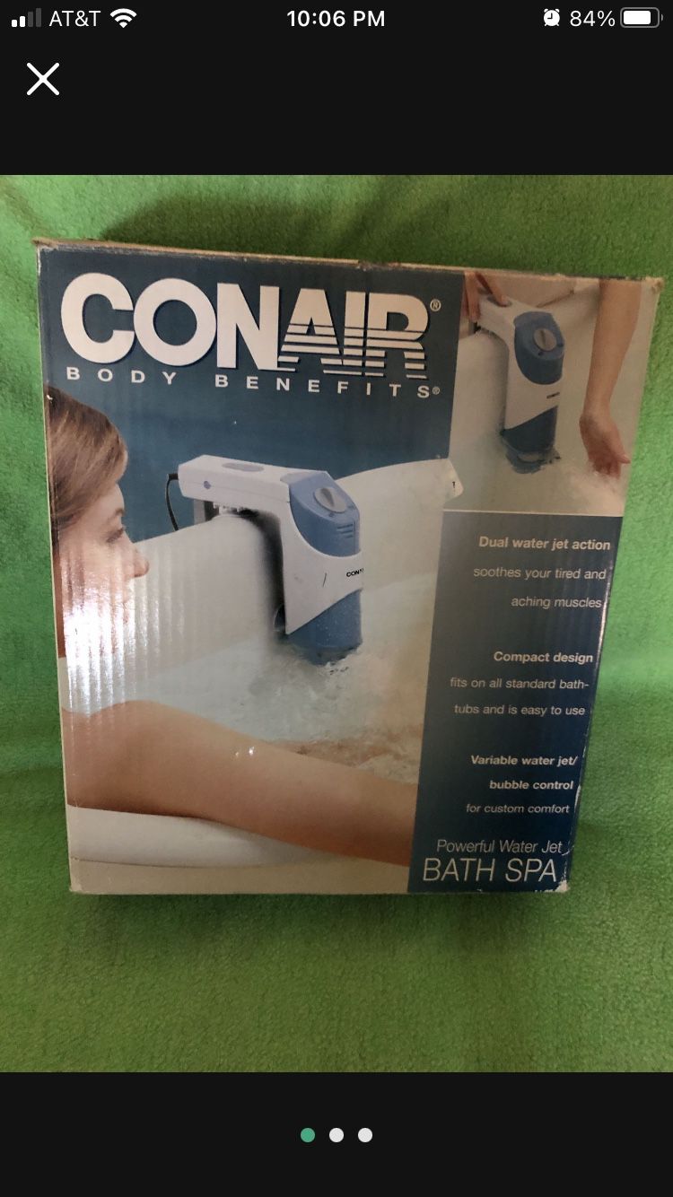 Con air Body Benefits Water Jet Spa 