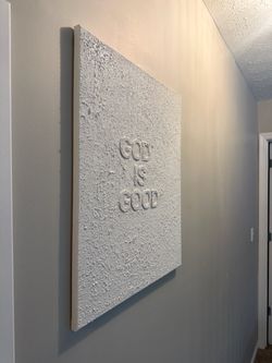 Handmade textured canvas