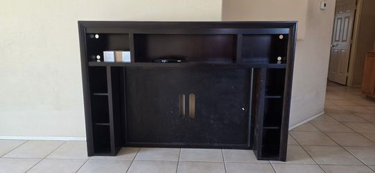 2-Piece Entertainment Center Set / 72" TV Stand & Top Hutch