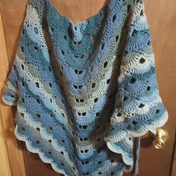 Handcrafted Crocheted Shawl 