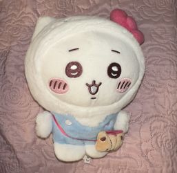 chiikawa hello kitty plushie