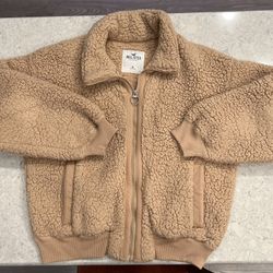 Hollister Zip Up Jacket Size Medium Fleece