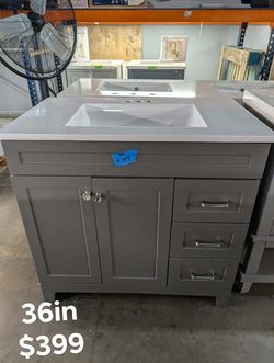 36in Bathroom Vanity With Top