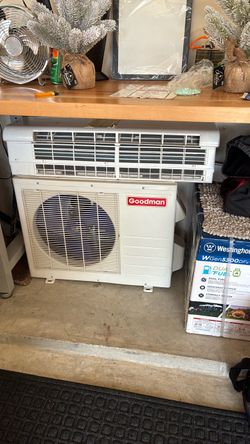 Goodman A/C garage unit