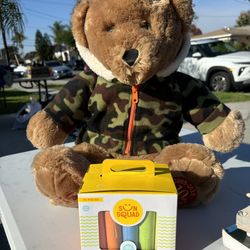 Teddy Bear and Chalk