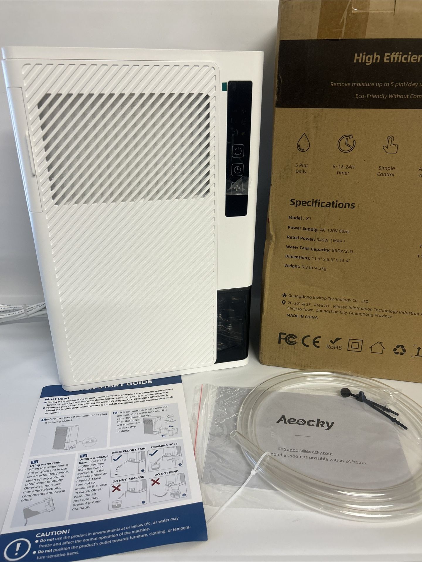 Aeocky Dehumidifier 1200sf Brand New!