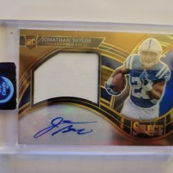 2020 Select RC Jonathan Taylor Rookie Patch Auto #/49