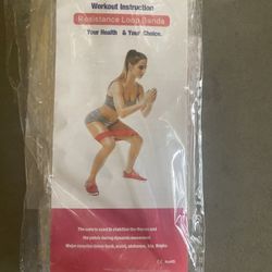 5 Brand, New Resistance loop Bands